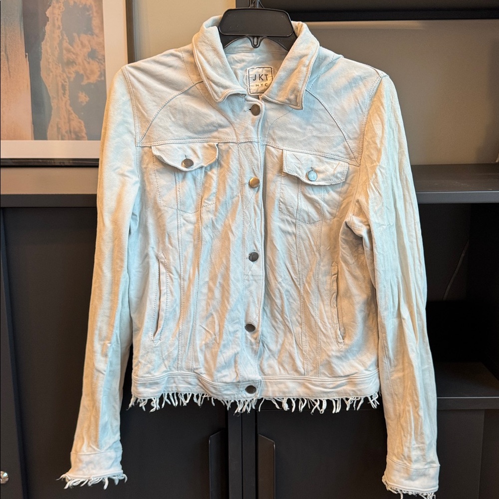 JKT NYC Suede Jacket, Size Large